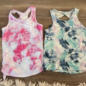 Tek Gear Pink and White Tank Top